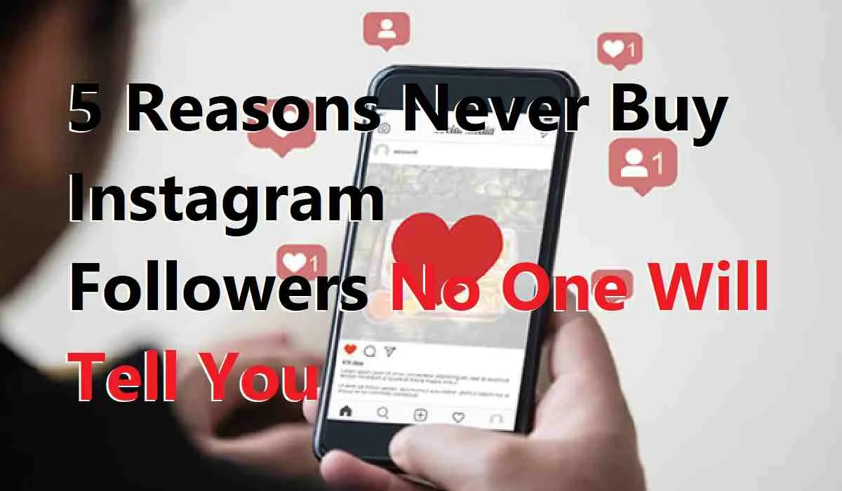 5 Reasons Never Buy Instagram Followers No One Will Tell You