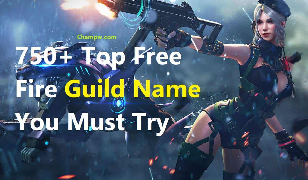 750+ Top Free Fire Guild Name You Must Try | ChampW