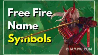 Free Fire name Symbols