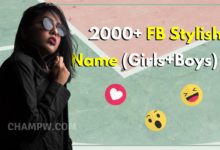 2000+ Attractive FB Stylish Name for Girls & Boys