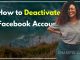 How to Deactivate Fb Account