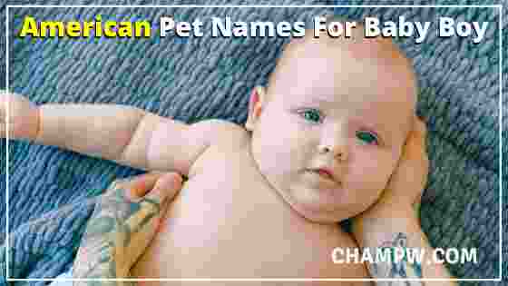 American Pet Names For Baby Boy