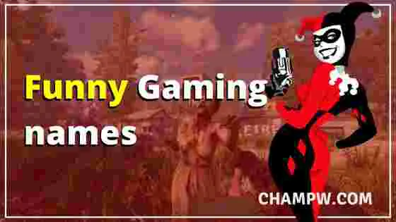 Funny Gaming names