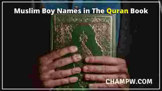 Muslim Boy Names in The Quran Book