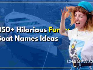 350+ Hilarious Funny Boat Names Ideas To Entertain Visitors