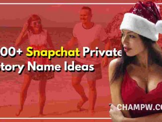 500+ Trending Snapchat Private Story Name Ideas
