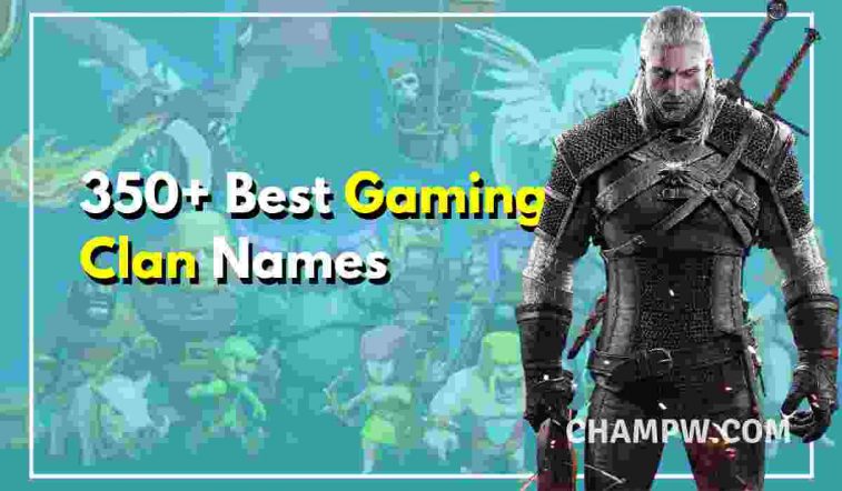 Gaming Clan Names