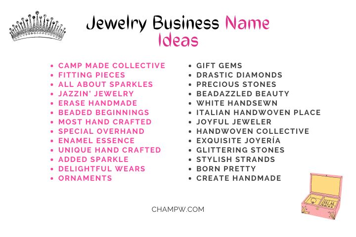 Jewelry Business name Ideas