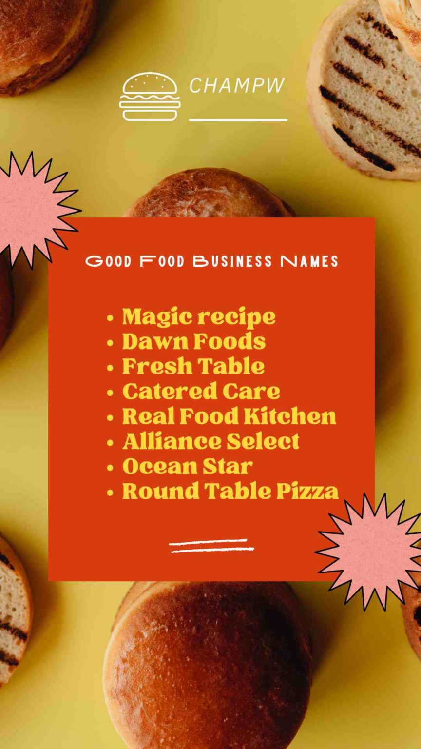 550+ Food Business Names That Are Creative & Catchy