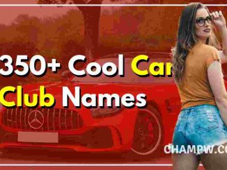350+ Cool Car Club Names | Famous, Lowrider, Awesome
