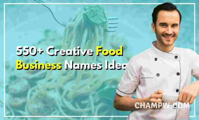 Food Business Names ideas