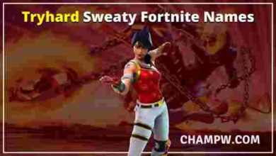 sweaty fortnite names that are not taken