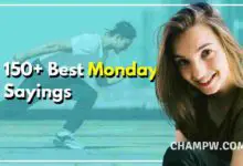 Monday Sayings