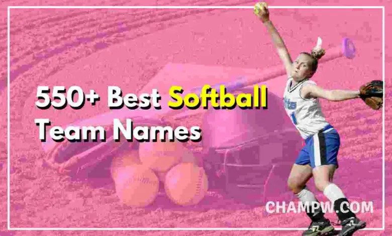Softball Team Names: 400+ Best Names for Softball Team