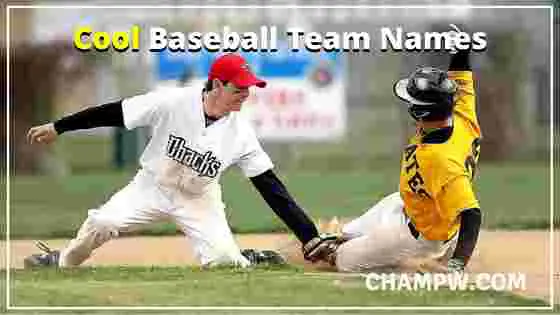 Cool Baseball Team Names