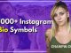 Instagram Bio Symbols