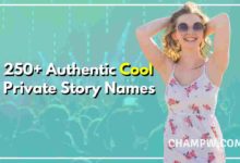 250+ Authentic Cool Private Story Names You Must Try