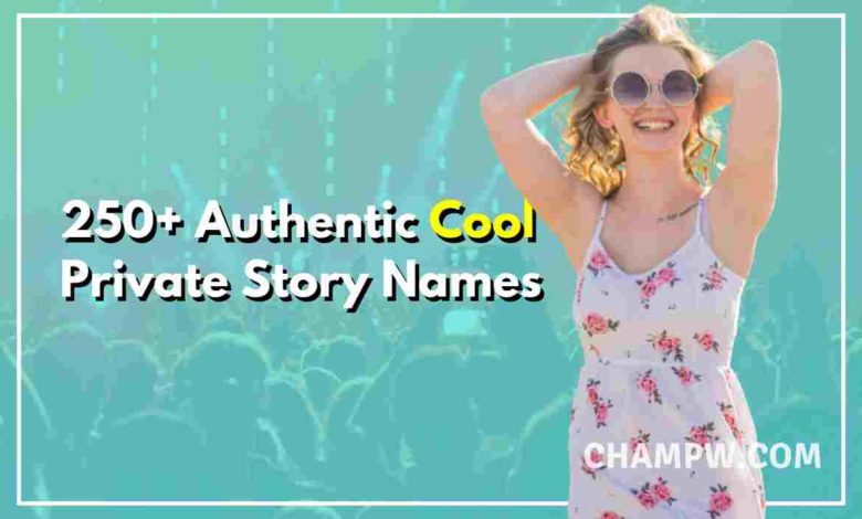 250+ Authentic Cool Private Story Names You Must Try