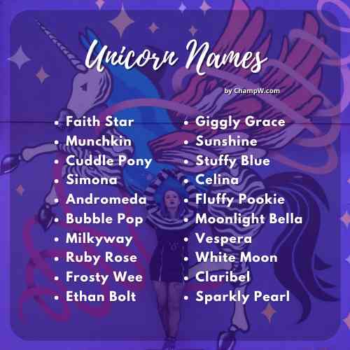 650+ Glowing Unicorn Names For Your Little Pony