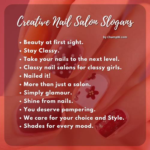 Creative Nail Salon Slogans