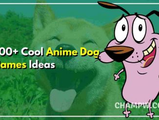 300+ Cool Anime Dog Names Ultimate List with Series