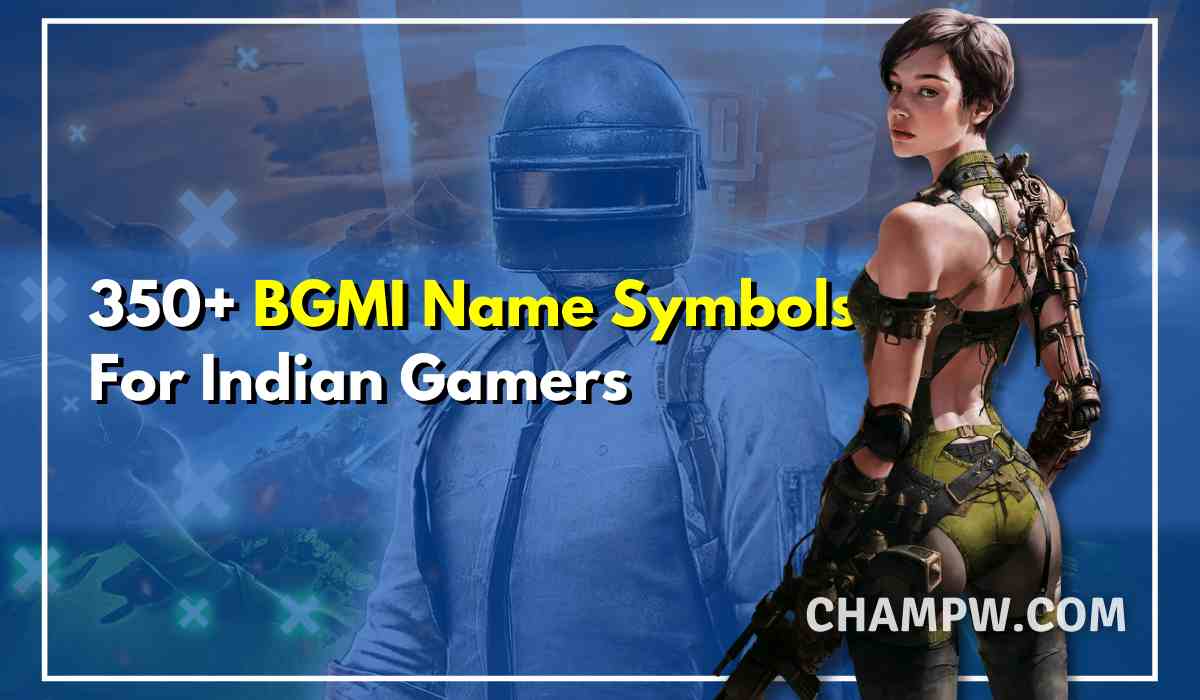 bgmi name symbols,bgmi symbols