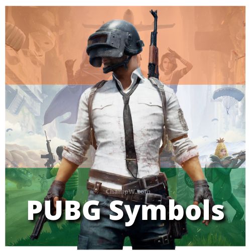  PUBG Symbols