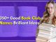 350+ Good Book Club Names Brilliant Ideas For Book Lovers