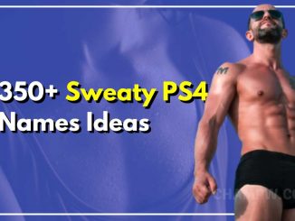 Sweaty PS4 Names
