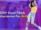 200+ Good Tiktok Usernames For Girls To Gain Followers