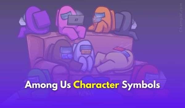 Among Us Character Symbols
