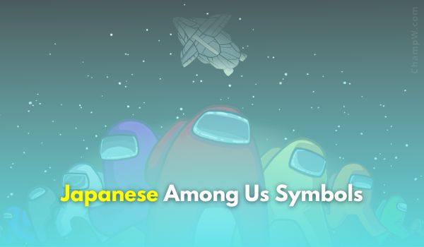 Japanese Among Us Symbols