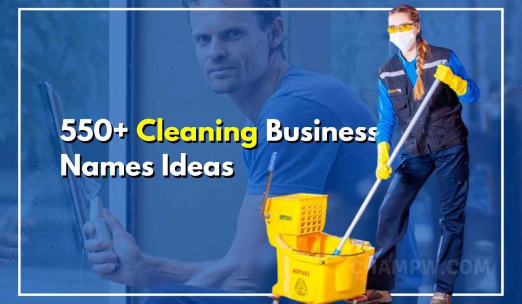 550+ Cleaning Business Names That Can Challenge The World