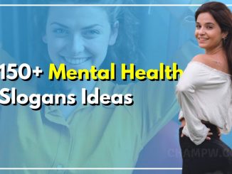 Mental Health Slogans