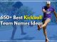 Kickball Team Names