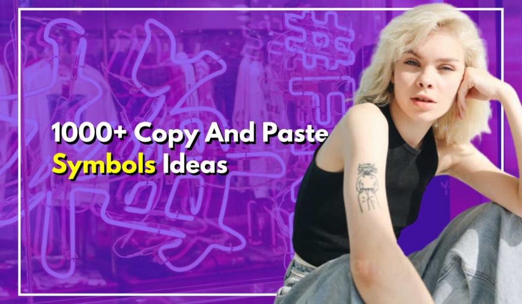 Copy And Paste Symbols