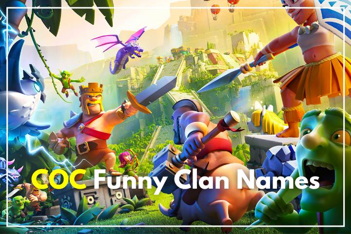 Clash Of Clans Funny Clan Names