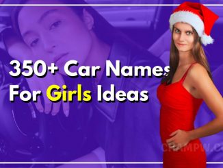 Car Names For Girls