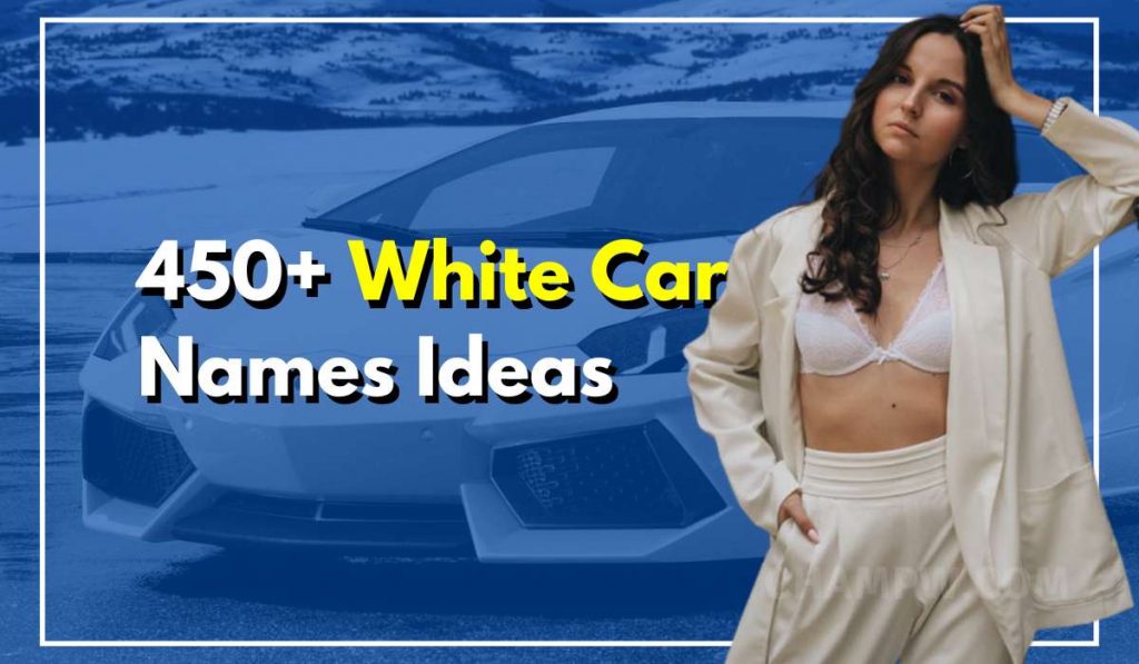 450+ White Car Names That Are Catchy and Unique