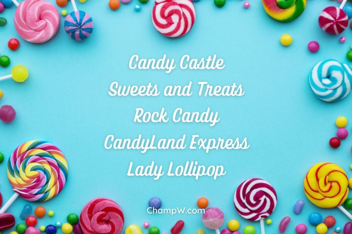 Candy Cart Company Names