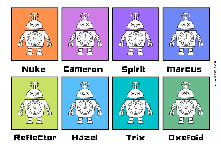 Fun Names for Robots