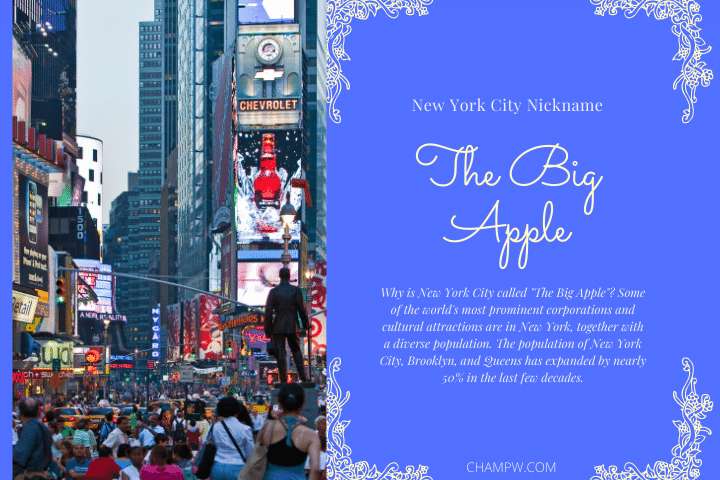 NEW YORK NICKNAME THE BIG APPLE AND STORY BEHIND IT