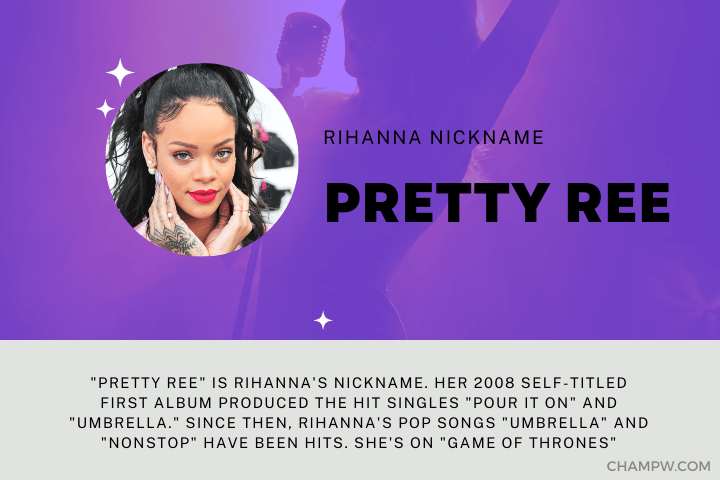 RIHANNA NICKNAME PRITTY REE AND STORY BEHIND IT