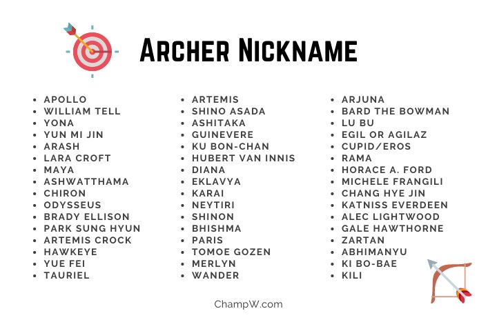 150+ Archer Nickname Ideas For Kids Blessed With A Sharp Aim