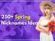 Spring Nicknames