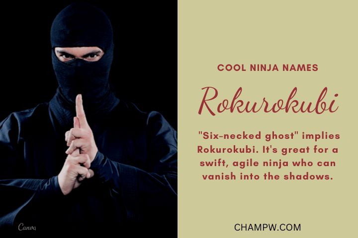 Rokurokubi- Cool Ninja Names-