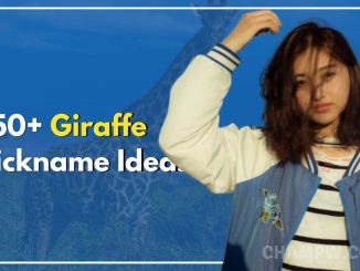 Giraffe Nicknames