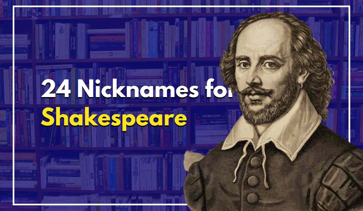 Nicknames for Shakespeare