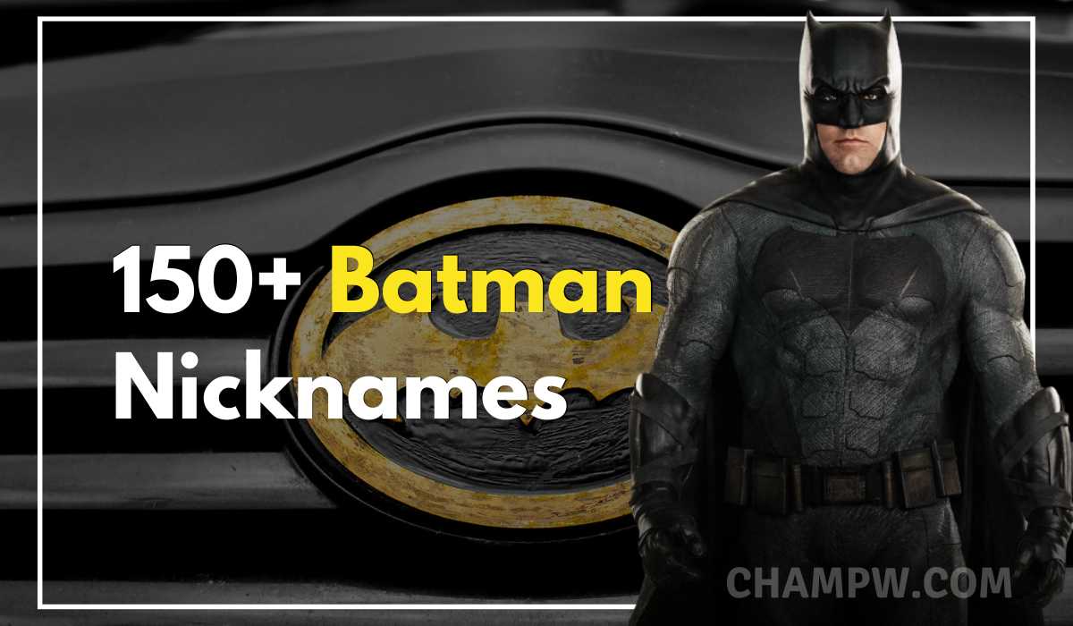 Batman Nicknames