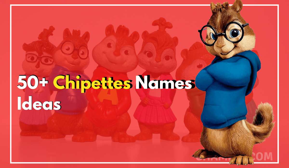 Chipmunks and chipettes names